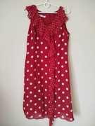 Elegancka lekko trapezowa sukienka rozmiar 40/42