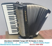 Akordeon Hohner Tango IIP 96 Basów 3 chóry Stan jak Nowy Stroi 100%