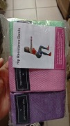 Zestaw 3 materiałowych gum oporowych do ćwiczeń Hip Band (S, M, L)