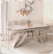 Stół ceramiczny rozkładany LUIGI 160–240 cm – DESIGN + FUNKCJONALNOŚĆ