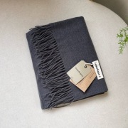 Szal kaszmirowy SZARY 210X70 cm  home&hope