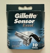 Gillette Sensor Excel ostrza 10 szt. ORYGINAŁ