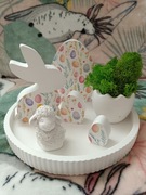 Zestaw Wielkanocny HappyEaster Easter wiosna spring zając zajączek królik