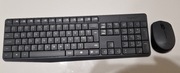 Mysz i klawiatura Logitech czarna