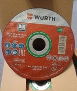 Tarcze do cięcia WURTH 125x1mm Paczka 25 sztuk