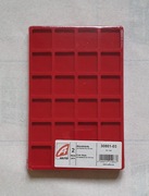 Aulfes - Czerwona paleta TAB 24 na 24 monety do śr. 30mm