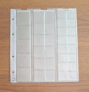 Lindner (K33) - Strona/karta Mix na monety o średnicy 17 - 30mm 