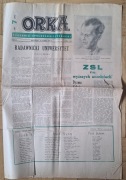 1959,  tygodnik społeczno-literacki „Orka”, 8stron