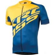 KROSS Rubble koszulka rowerowa r. L żółto-niebieska 