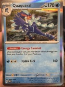 Pokémon TCG: Quaquaval 054/198 holo Scarlet & Violet