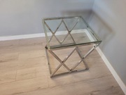 Stolik kawowy chromowany