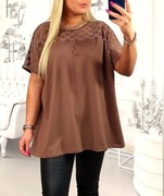 DUŻA  bluzka 50-52-54-56 plus size --,3xl,4xl,5xl,6xl