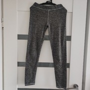 Cool club fajne sportowe legginsy getry szare 158