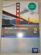 Podręcznik do matematyki Prosto do matury 2 zakres podstawowy 