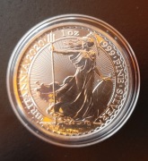 2 funty - Britannia - 2020 - uncja - 1OZ - srebro