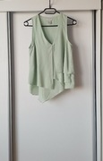 Przewiewna bluzka damska bez rękawów H&M rozm XS