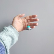 Brelok UFO z druku 3D dandadan