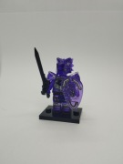 Minifigurka Fioletowy Smok Rycerz wojownik Kompatybilna z LEGO