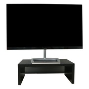 Podstawka pod monitor z półką | Ergonomiczna | Clean Desk | Czarna