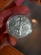 Srebrna moneta bulionowa Amerykański Orzeł rocznik 2020 próba 999