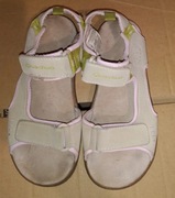 Sandały dziecięce quechua 32 zielone różowe na rzepy sportowe