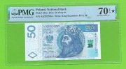 Banknot 50 - AA - 2012  PMG 70 EPQ