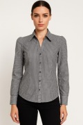 Klasyczna koszula w paski Debbie Shuchat – rozmiar 36/38