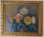 Obraz - Kwiaty chryzantemy - Anna Czartoryska