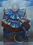 Obraz olejny na płótnie ręcznie malowany. 100/70/3D