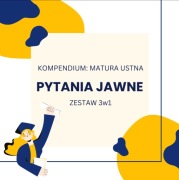 ZESTAW 3w1 MATURA USTNA Polski 2026 Pytania Jawne 76 Opracowania CKE + TIPY