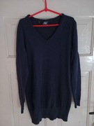 Sweterek tunika granatowy 