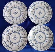 PORCELANA JÄGER EISENBERG WZÓR SŁOMKOWY TALERZYKI POD BULIONÓWKI