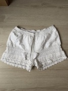 Damskie bawełniane białe krótkie spodenki - George rozmiar L