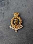 Oryginalna odznaka na czapkę armii brytyjskiej Korpusu Medycznego