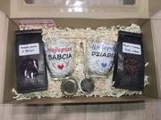 MEGA BOX zestaw prezentowy na dzień babci i dziadka kubki upominek prezent