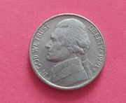 Moneta USA 5 CENTS 5 centów 1991r.  Jefferson Nickel