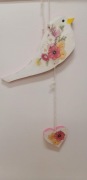 Ptaki drewniane decoupage