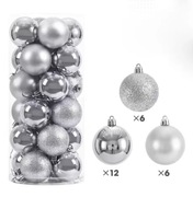 Zestaw bombek choinkowych – 24 sztuki