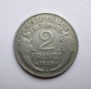 2 Franki 1949 r. B.   Francja 