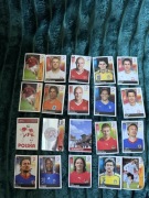 Zestaw 19 naklejek Panini EURO 2008 - Ibrahimović, Van Nistelrooy, Polska