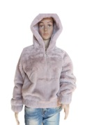 Krutkie futerko bluza