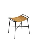  Stołek ratanowy z lat 60,vintage,prl