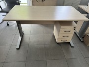 Biurko biurowe 140x700x735 + kontenery mobilne