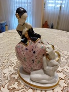 ENS.   PIERROT I COLOMBINA-ART DECO  .