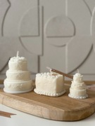 Świeca sojowa zestaw 3szt urodziny Make a wish prezent |noya