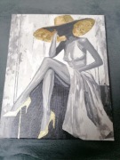 Obraz malowany ma płótnie 