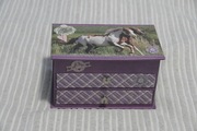 Horses Dreams, szkatułka z konikiem fioletowa