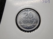 PRL 20 groszy 1961 piękna