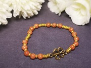 Bransoletka damska z naturalnego kamienia – piasek pustyni