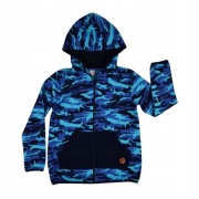 Ciepła bluza długi zamek z kapturem do szkoły rozm. 164